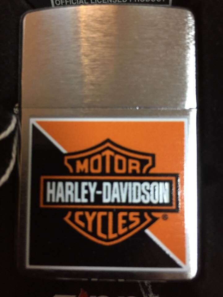 Briquet Zippo Harley-Davidson HD orange et black