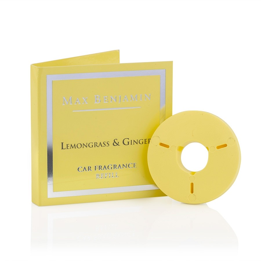 Lemongrass & Ginger Luxury Car Fragrance Refill Max Benjamin