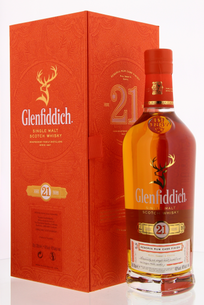 Glenfiddich 21 Years Reserva Rum Cask Finish 40° 0.7L