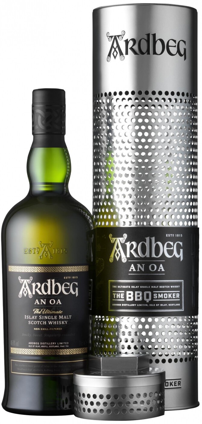 Whisky Ardbeg, "An Oa", BBQ...