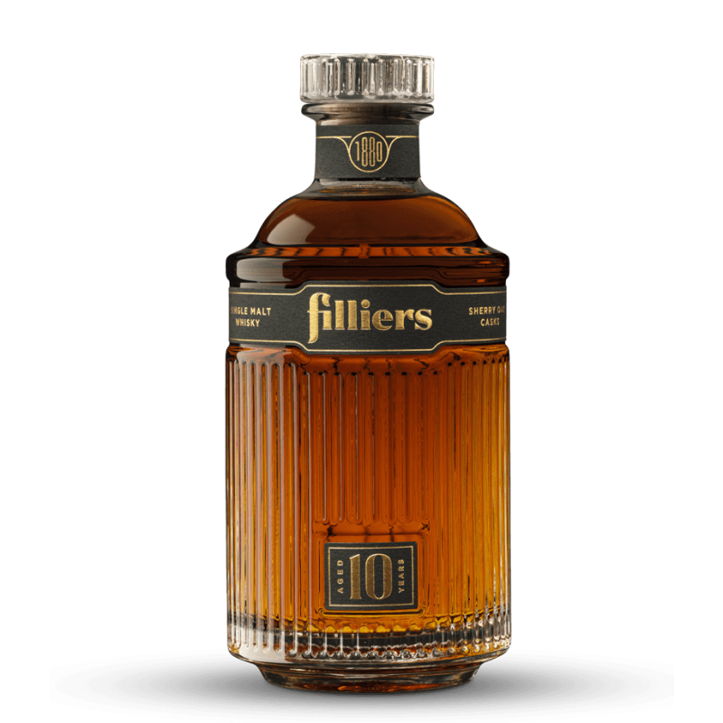 Filliers Single Malt Whisky 10 Years Old 43% 70Cl.