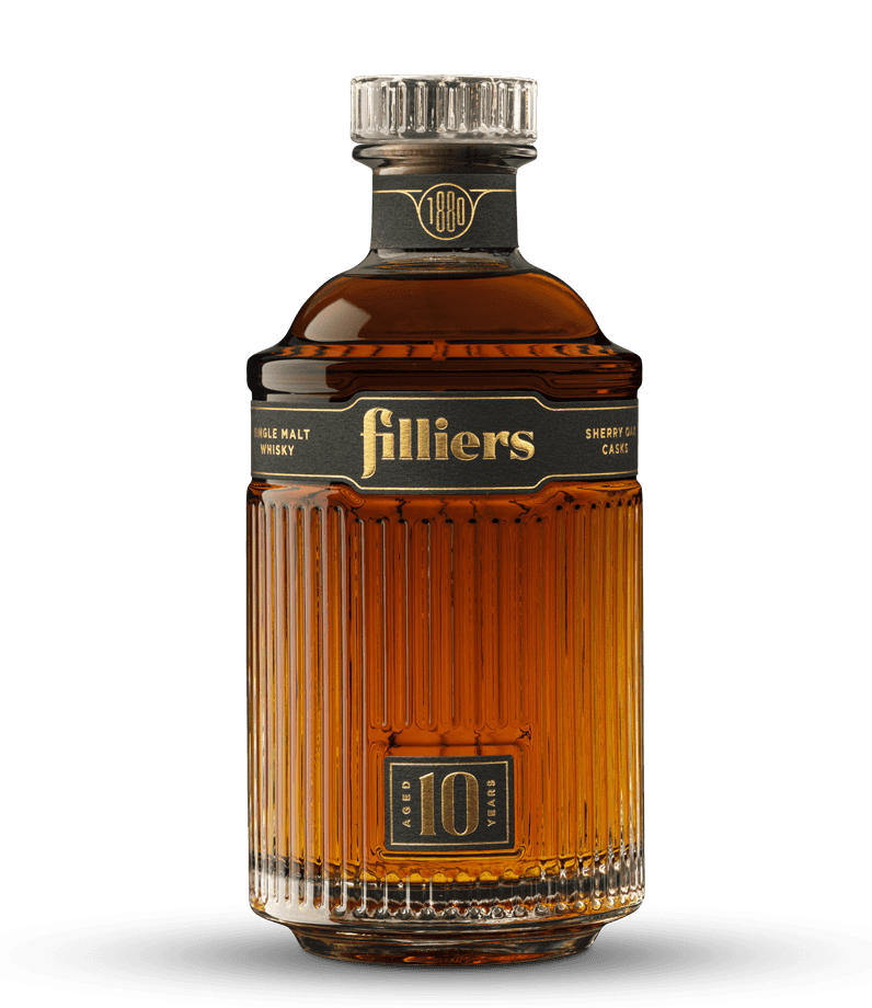 Filliers Single Malt Whisky 10 Years Old 43% 70Cl.